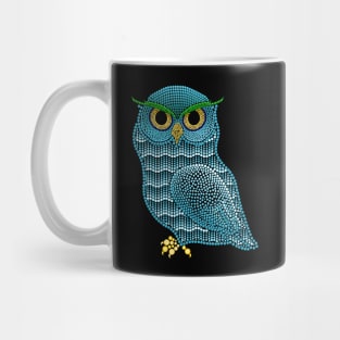 Owl - dot painting Mug